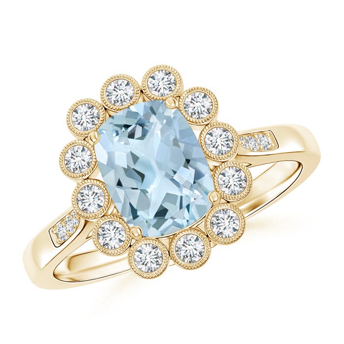 AA - Aquamarine / 1.48 CT / 14 KT Yellow Gold