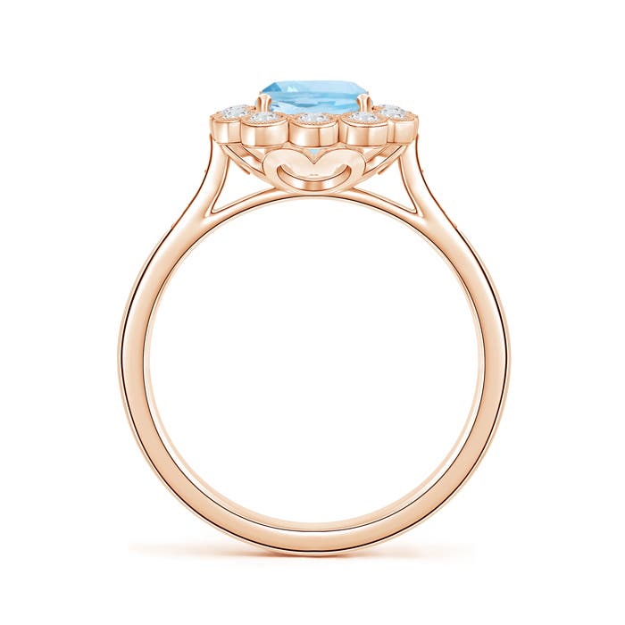 AAA - Aquamarine / 1.48 CT / 14 KT Rose Gold