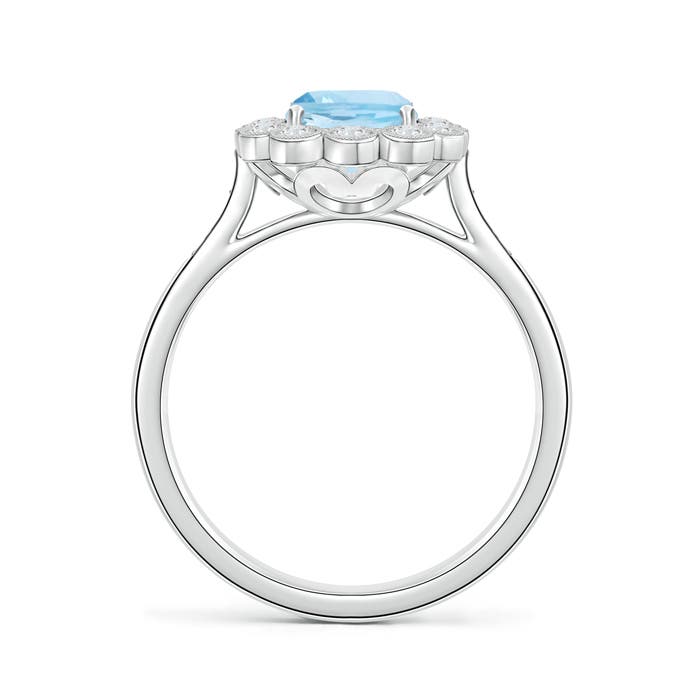 AAA - Aquamarine / 1.48 CT / 14 KT White Gold