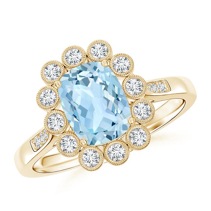 AAA - Aquamarine / 1.48 CT / 14 KT Yellow Gold