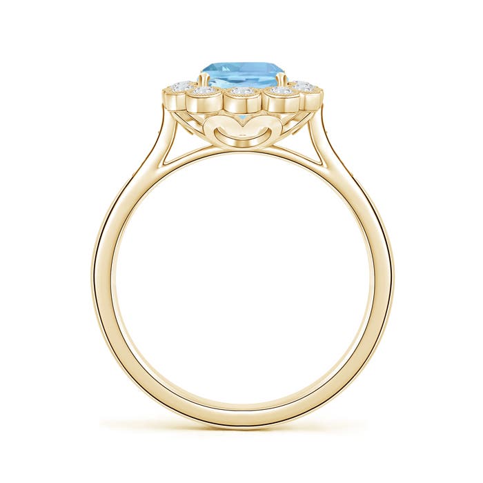 AAAA - Aquamarine / 1.48 CT / 14 KT Yellow Gold