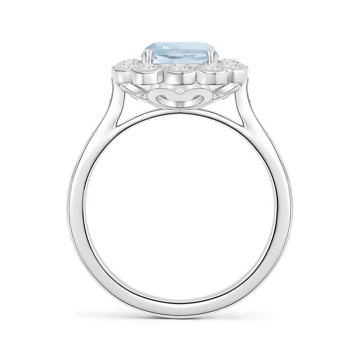 A - Aquamarine / 2.3 CT / 14 KT White Gold