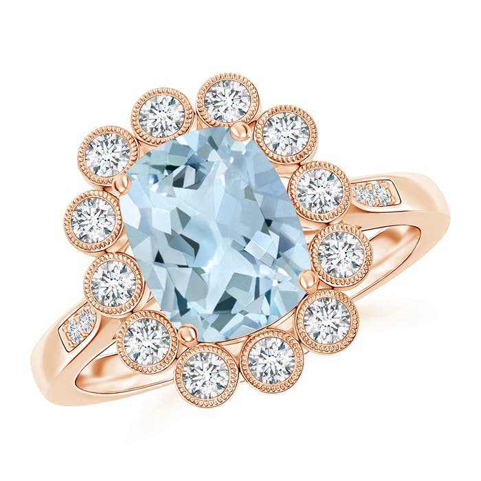 AA - Aquamarine / 2.3 CT / 14 KT Rose Gold