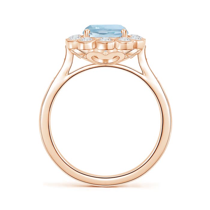 AA - Aquamarine / 2.3 CT / 14 KT Rose Gold