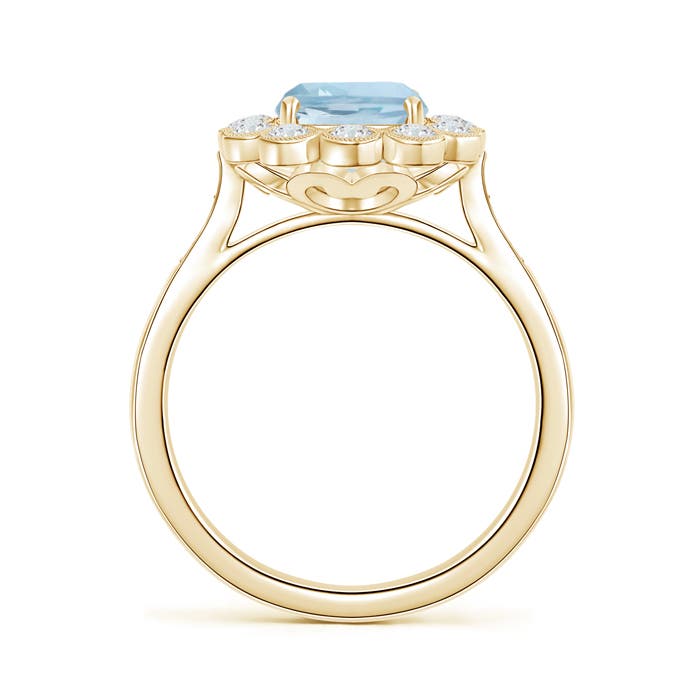 AA - Aquamarine / 2.3 CT / 14 KT Yellow Gold