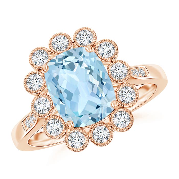 AAA - Aquamarine / 2.3 CT / 14 KT Rose Gold