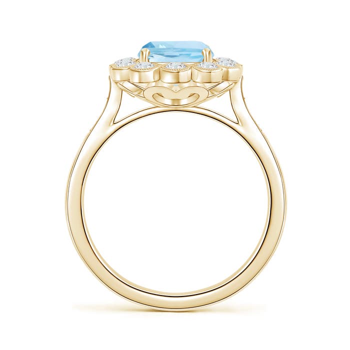 AAA - Aquamarine / 2.3 CT / 14 KT Yellow Gold