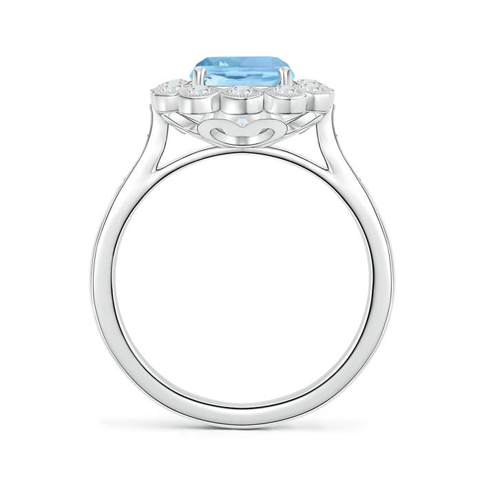 AAAA - Aquamarine / 2.3 CT / 14 KT White Gold