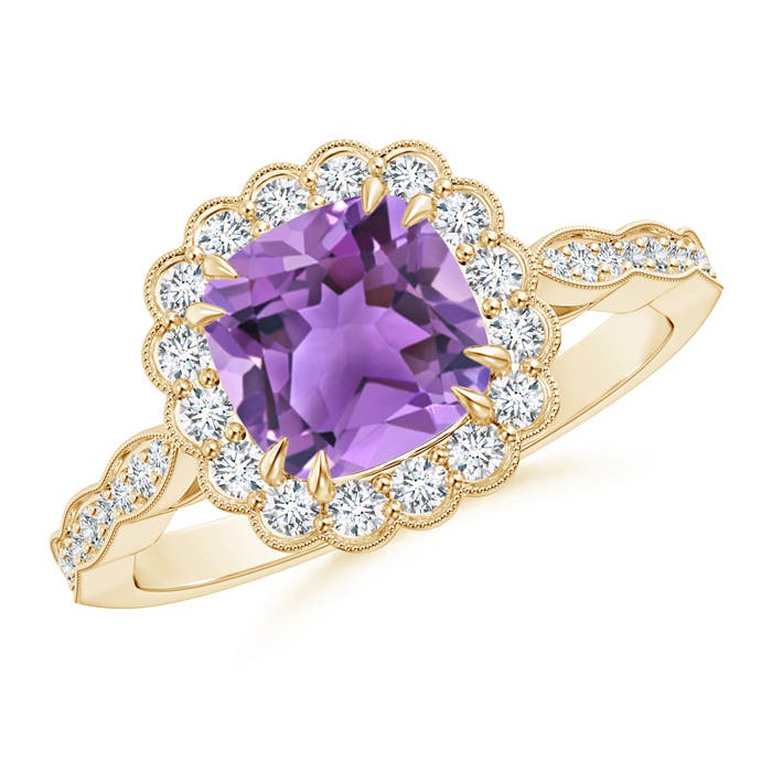 AA - Amethyst / 1.71 CT / 14 KT Yellow Gold