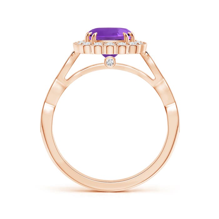 AAAA - Amethyst / 1.71 CT / 14 KT Rose Gold