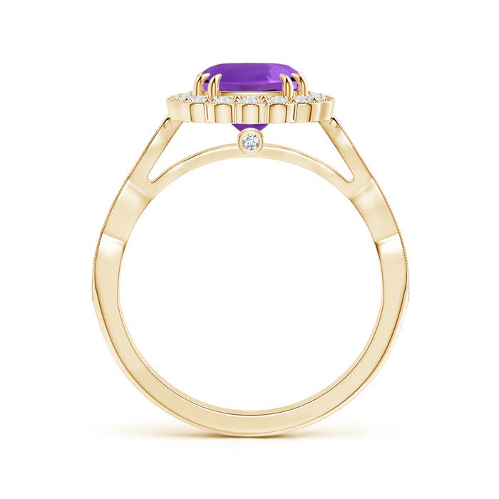 AAAA - Amethyst / 1.71 CT / 14 KT Yellow Gold