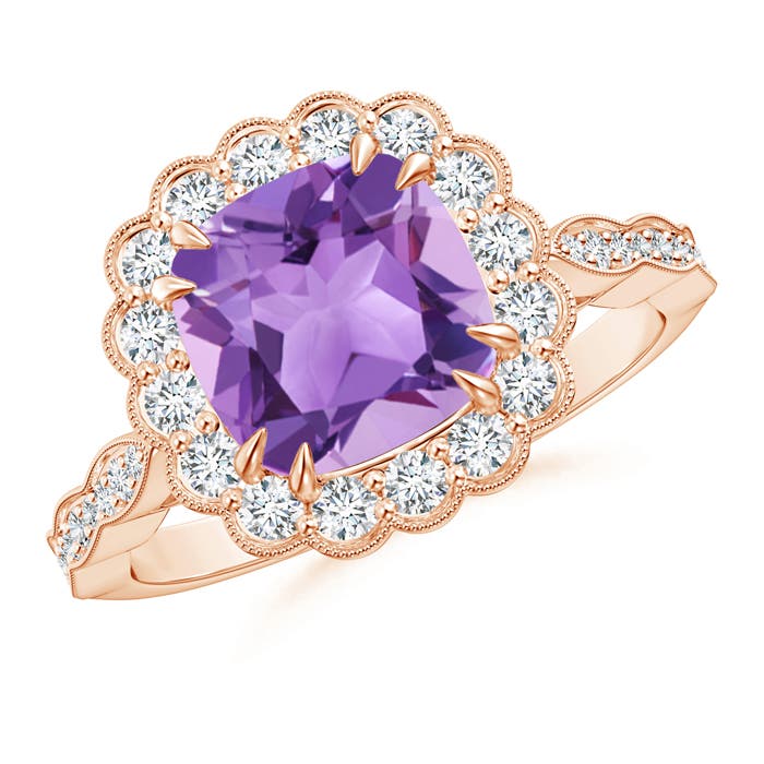 A - Amethyst / 2.7 CT / 14 KT Rose Gold