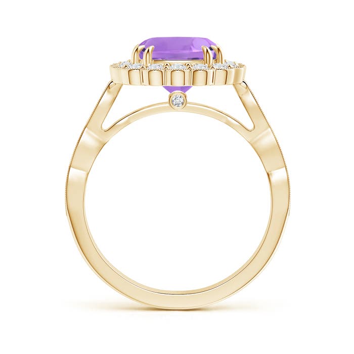 A - Amethyst / 2.7 CT / 14 KT Yellow Gold