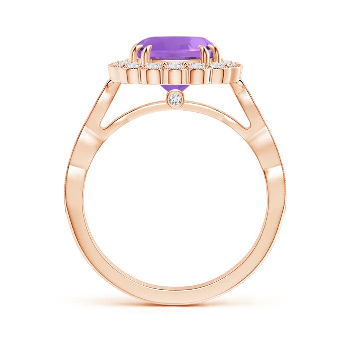 AA - Amethyst / 2.7 CT / 14 KT Rose Gold