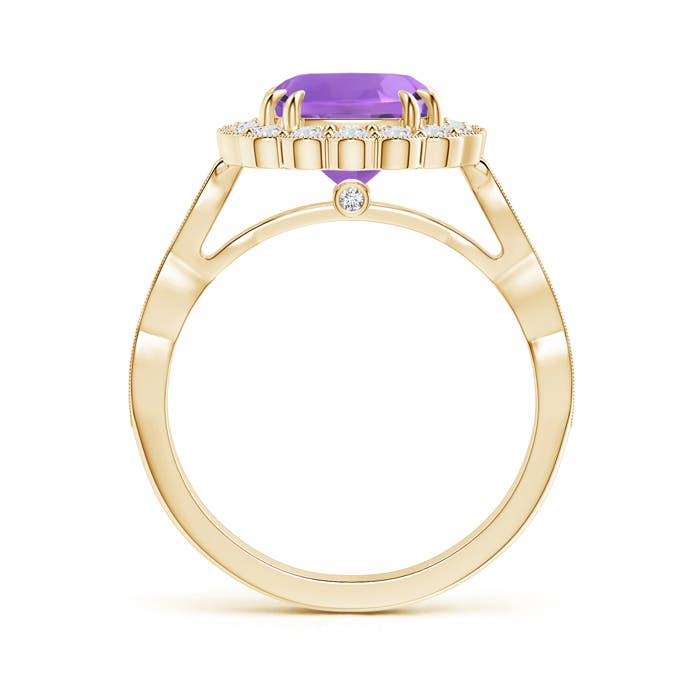 AA - Amethyst / 2.7 CT / 14 KT Yellow Gold