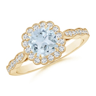 Cushion A Aquamarine