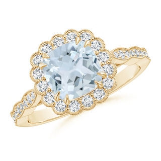 Cushion A Aquamarine