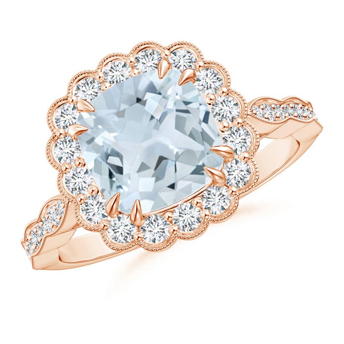 A - Aquamarine / 2.45 CT / 14 KT Rose Gold