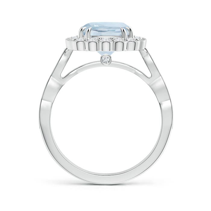 A - Aquamarine / 2.45 CT / 14 KT White Gold