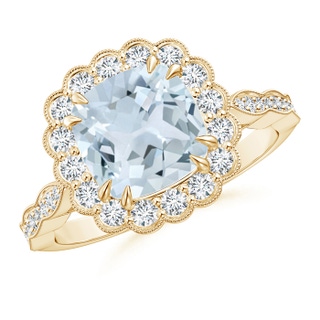 Cushion A Aquamarine