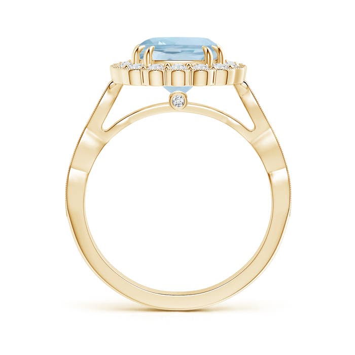 AA - Aquamarine / 2.45 CT / 14 KT Yellow Gold