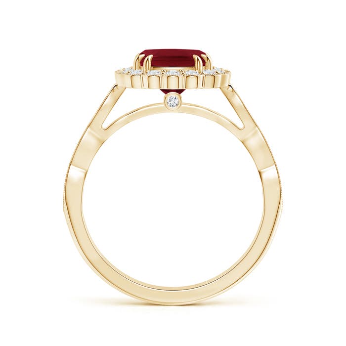 AAA - Garnet / 1.71 CT / 14 KT Yellow Gold