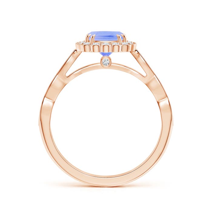 A - Tanzanite / 1.3 CT / 14 KT Rose Gold