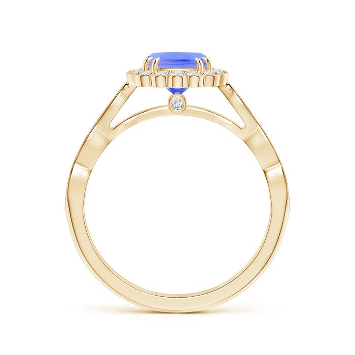 AA - Tanzanite / 1.3 CT / 14 KT Yellow Gold