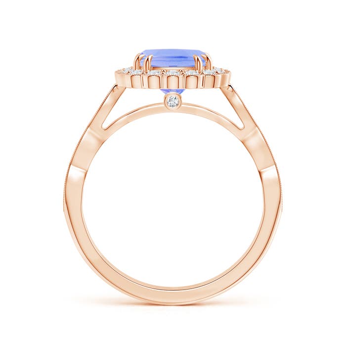 A - Tanzanite / 1.86 CT / 14 KT Rose Gold