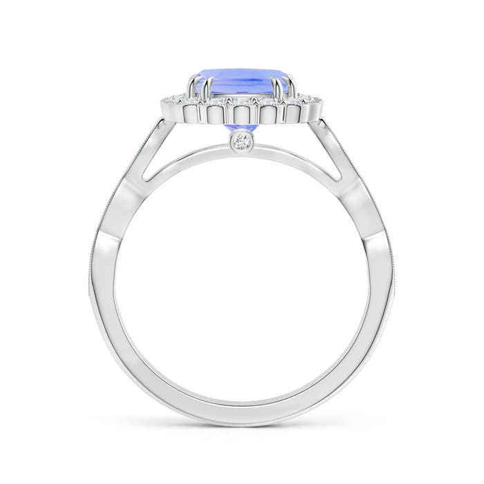 A - Tanzanite / 1.86 CT / 14 KT White Gold