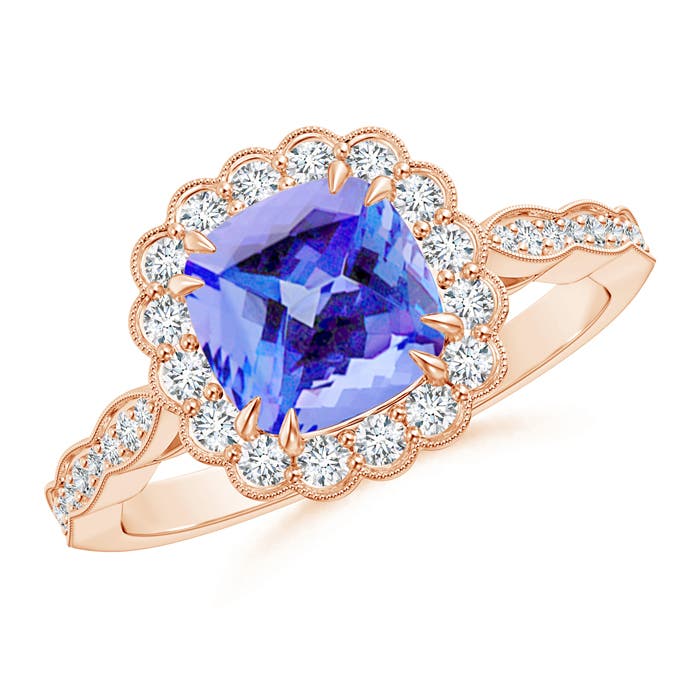 AA - Tanzanite / 1.86 CT / 14 KT Rose Gold