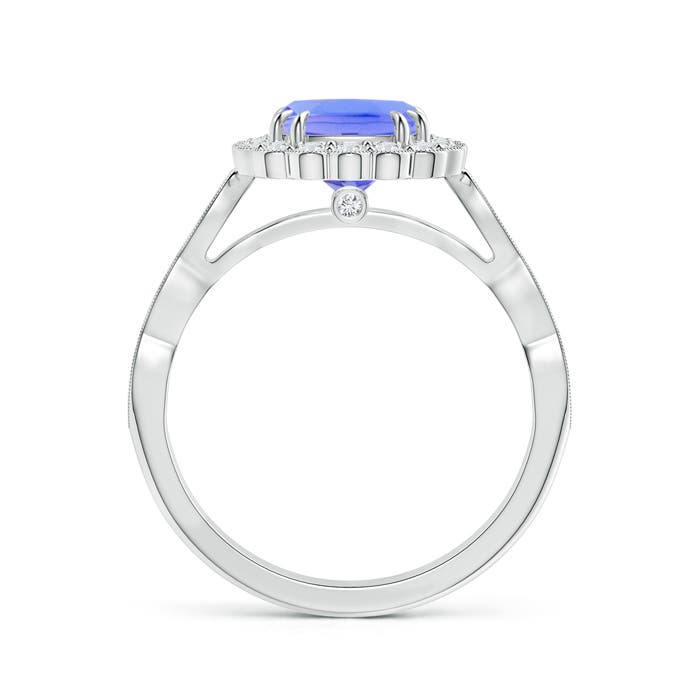 AA - Tanzanite / 1.86 CT / 14 KT White Gold