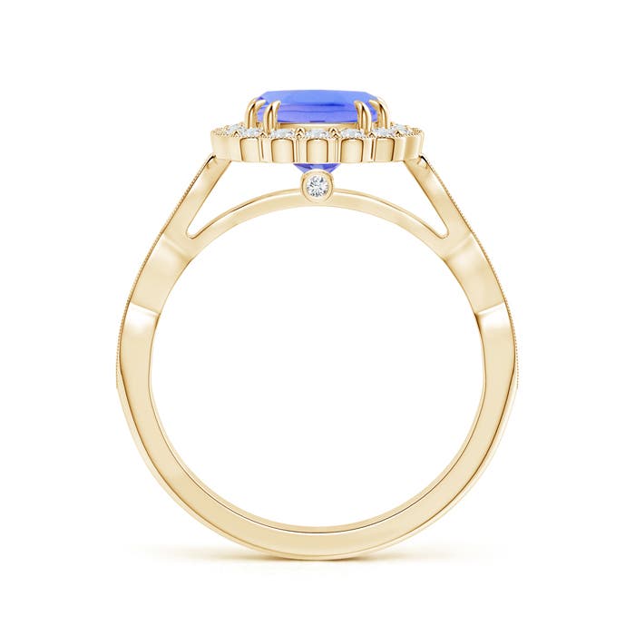 AA - Tanzanite / 1.86 CT / 14 KT Yellow Gold