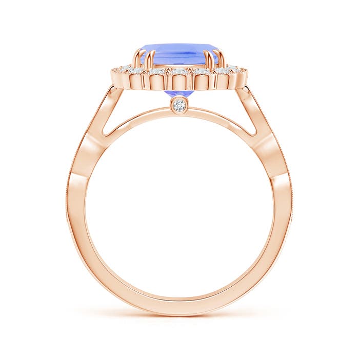 A - Tanzanite / 2.65 CT / 14 KT Rose Gold