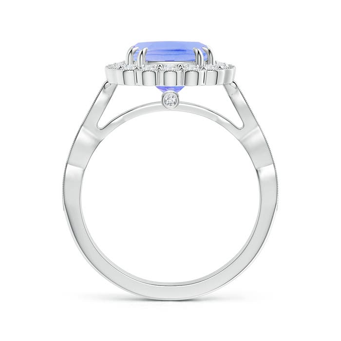 A - Tanzanite / 2.65 CT / 14 KT White Gold