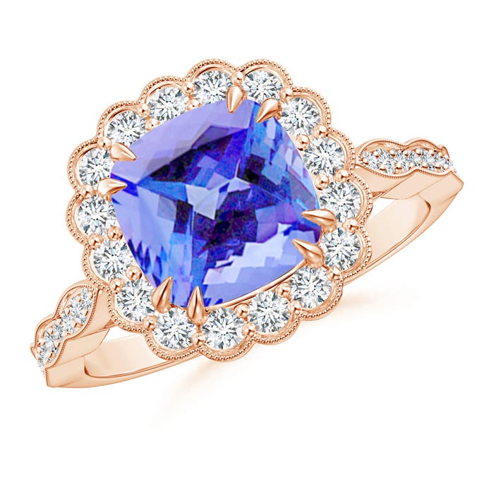 AA - Tanzanite / 2.65 CT / 14 KT Rose Gold