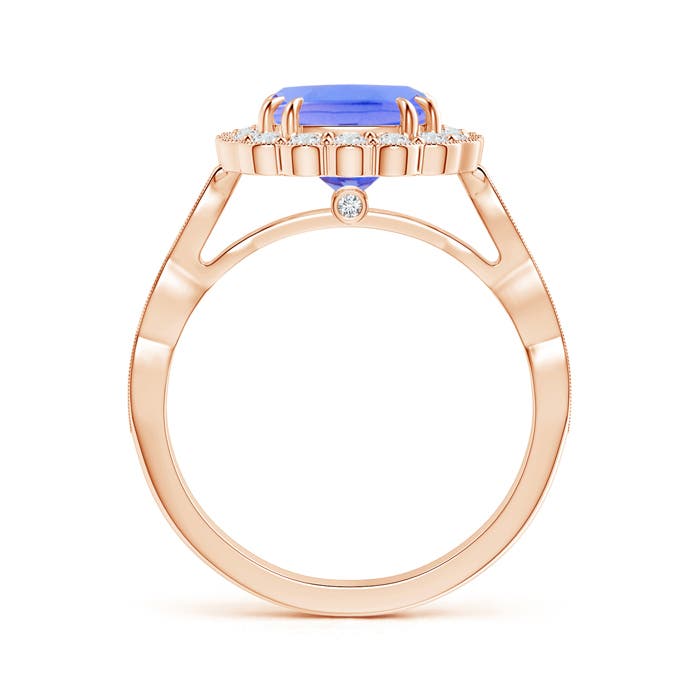 AA - Tanzanite / 2.65 CT / 14 KT Rose Gold