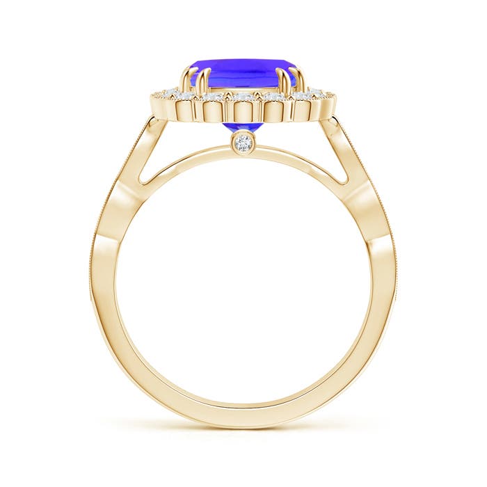 AAA - Tanzanite / 2.65 CT / 14 KT Yellow Gold