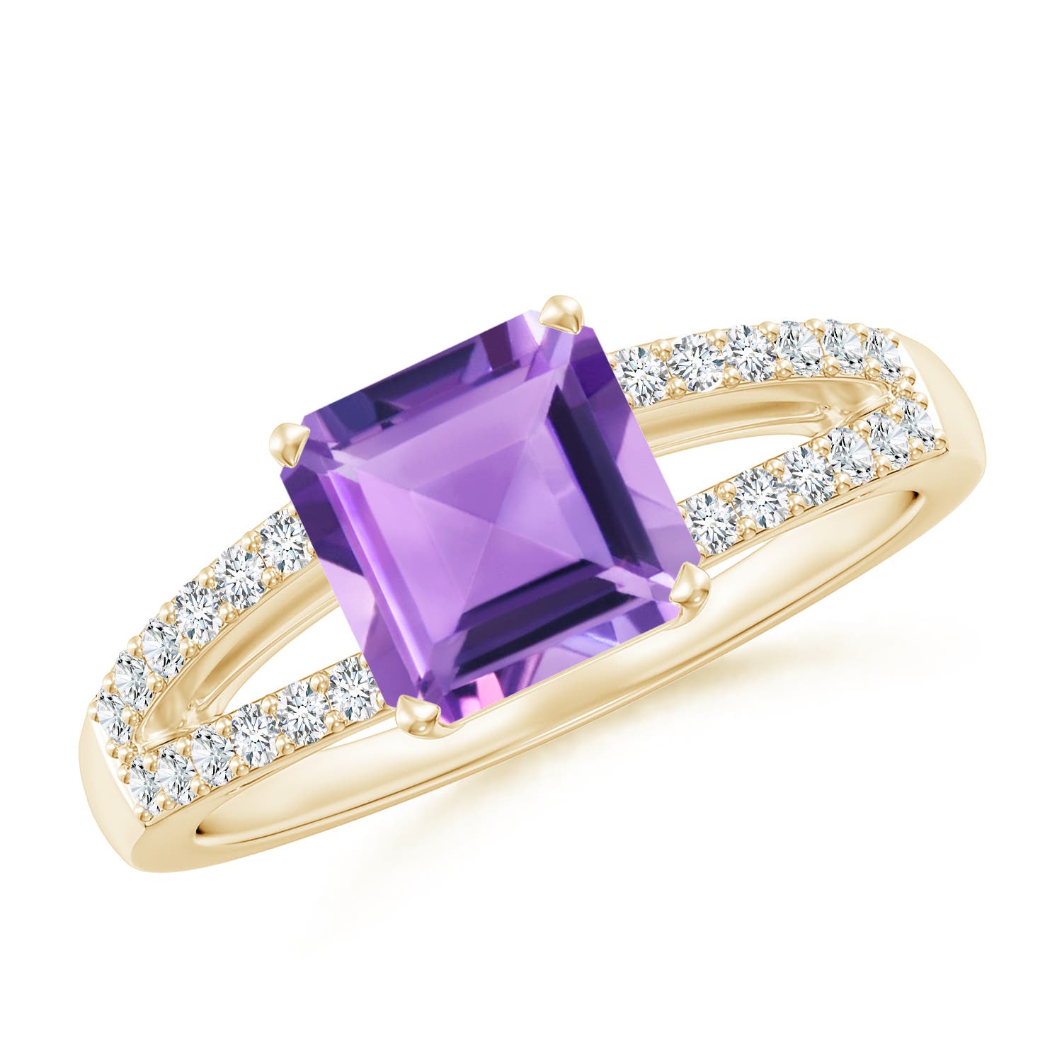 A - Amethyst / 1.54 CT / 14 KT Yellow Gold