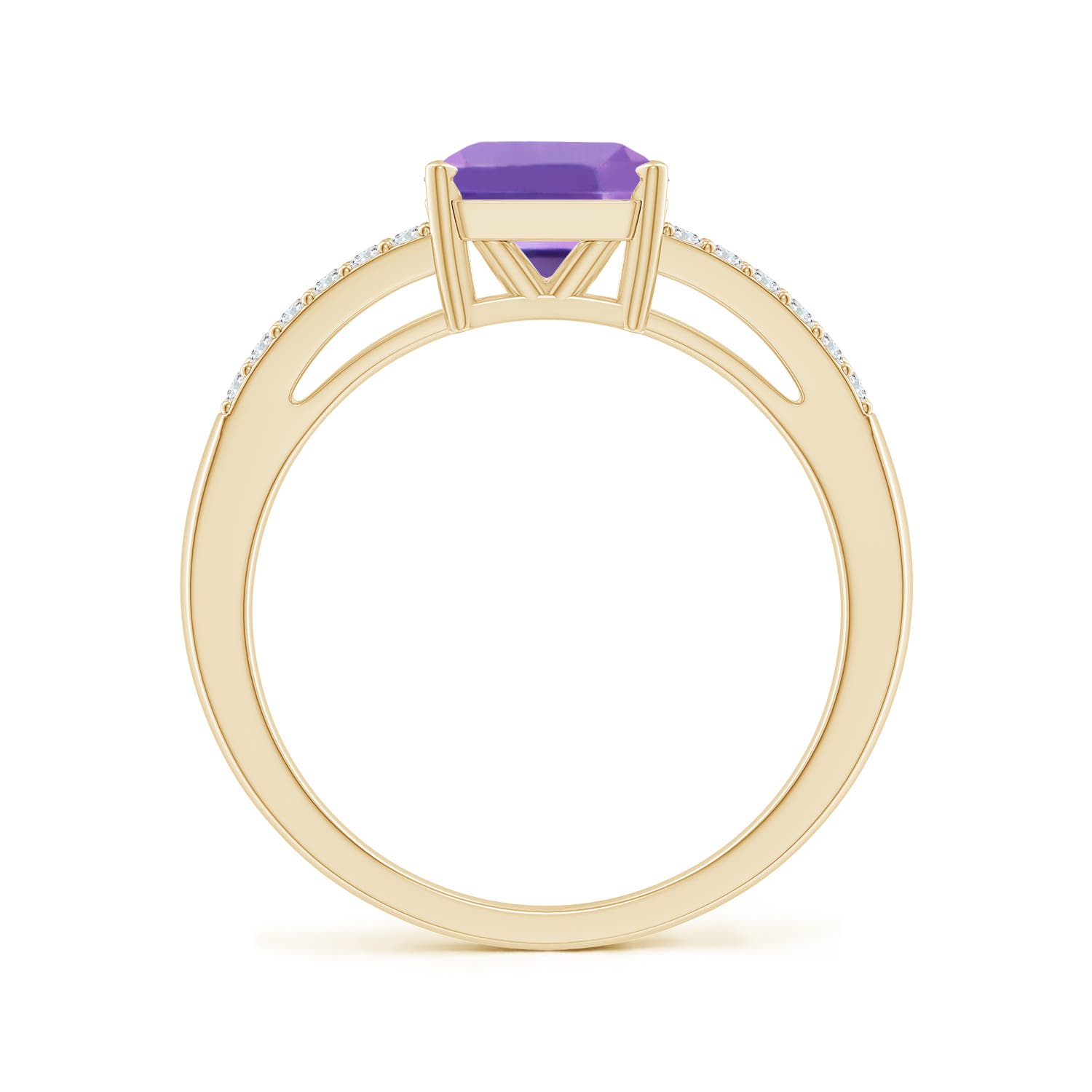 A - Amethyst / 1.54 CT / 14 KT Yellow Gold