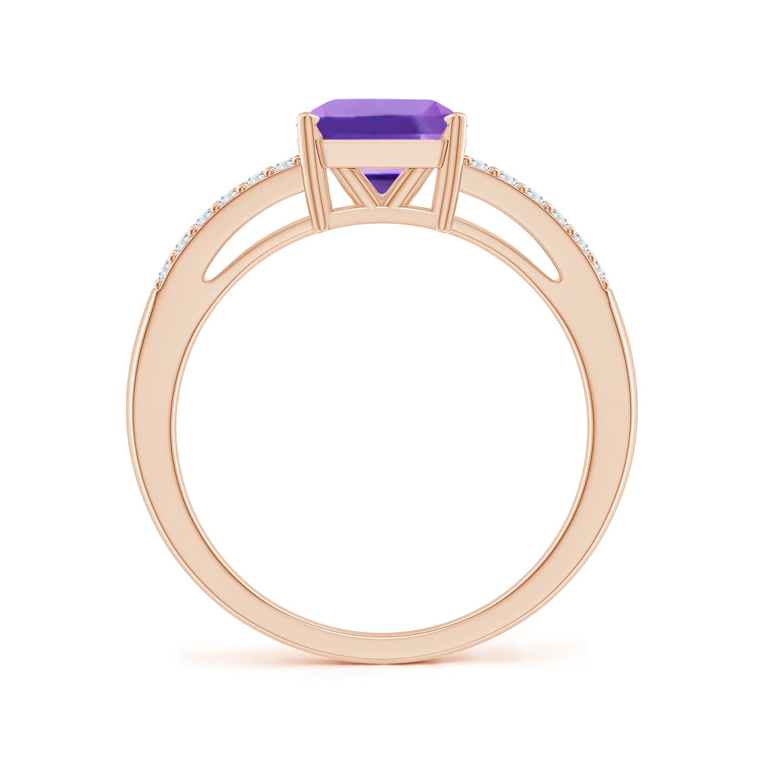 AA - Amethyst / 1.54 CT / 14 KT Rose Gold