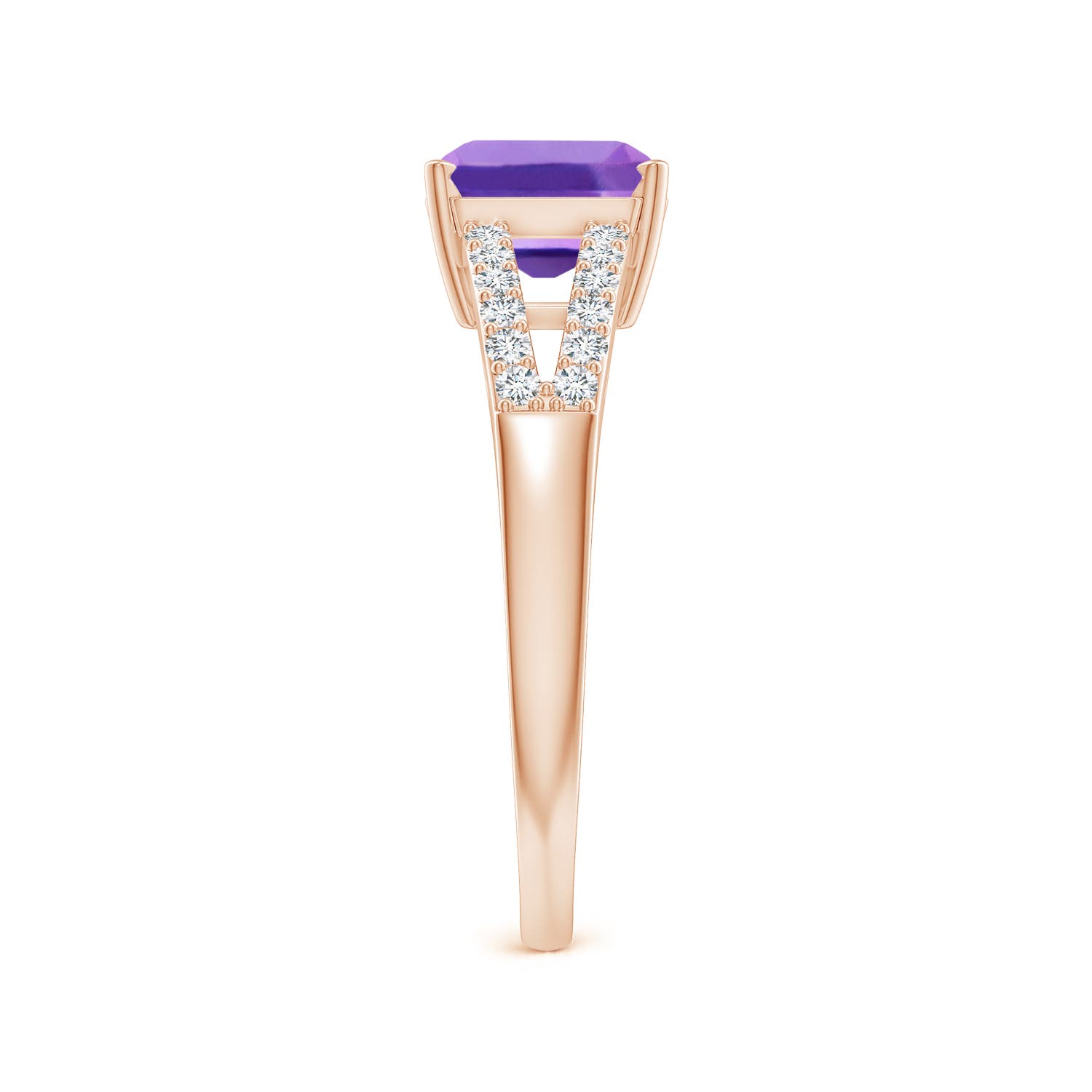 AA - Amethyst / 1.54 CT / 14 KT Rose Gold