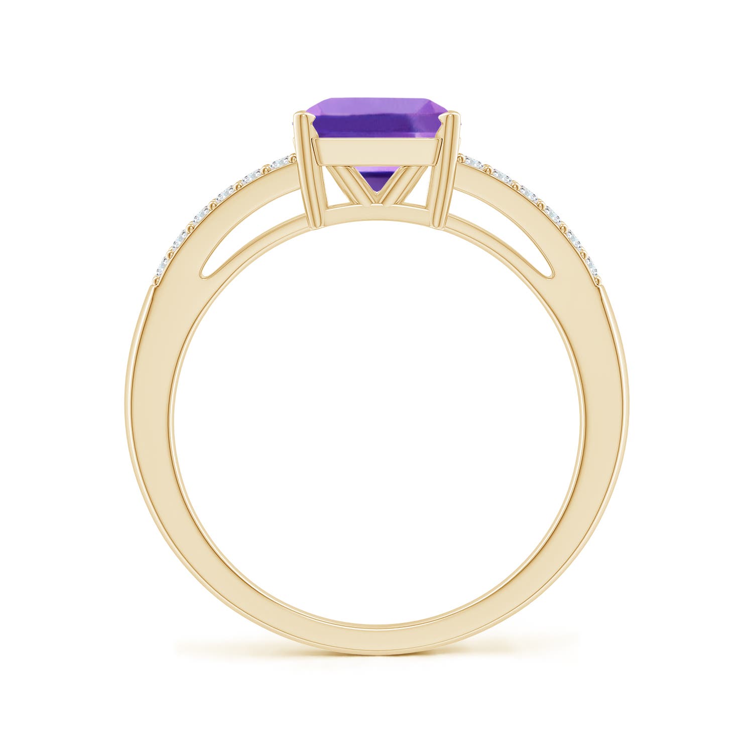 AA - Amethyst / 1.54 CT / 14 KT Yellow Gold