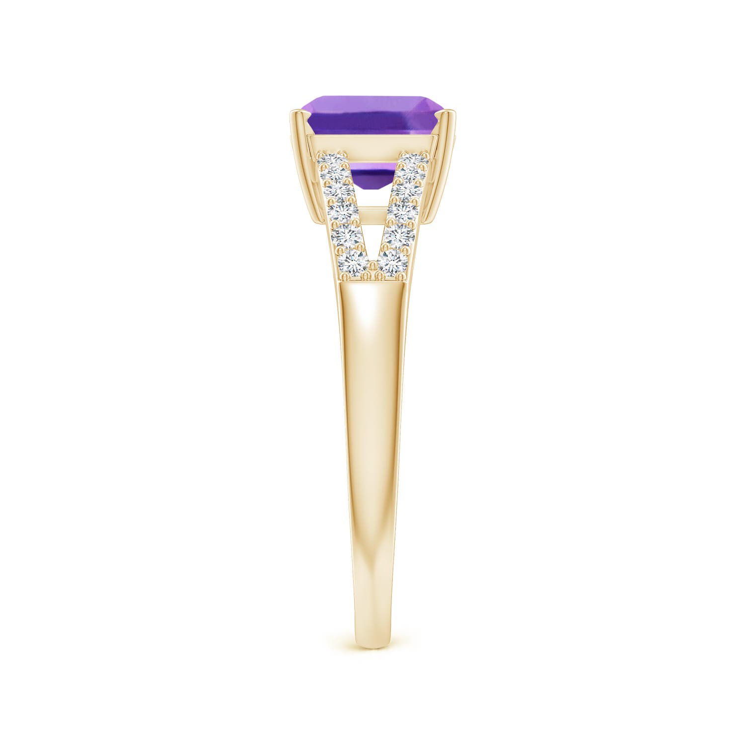 AA - Amethyst / 1.54 CT / 14 KT Yellow Gold