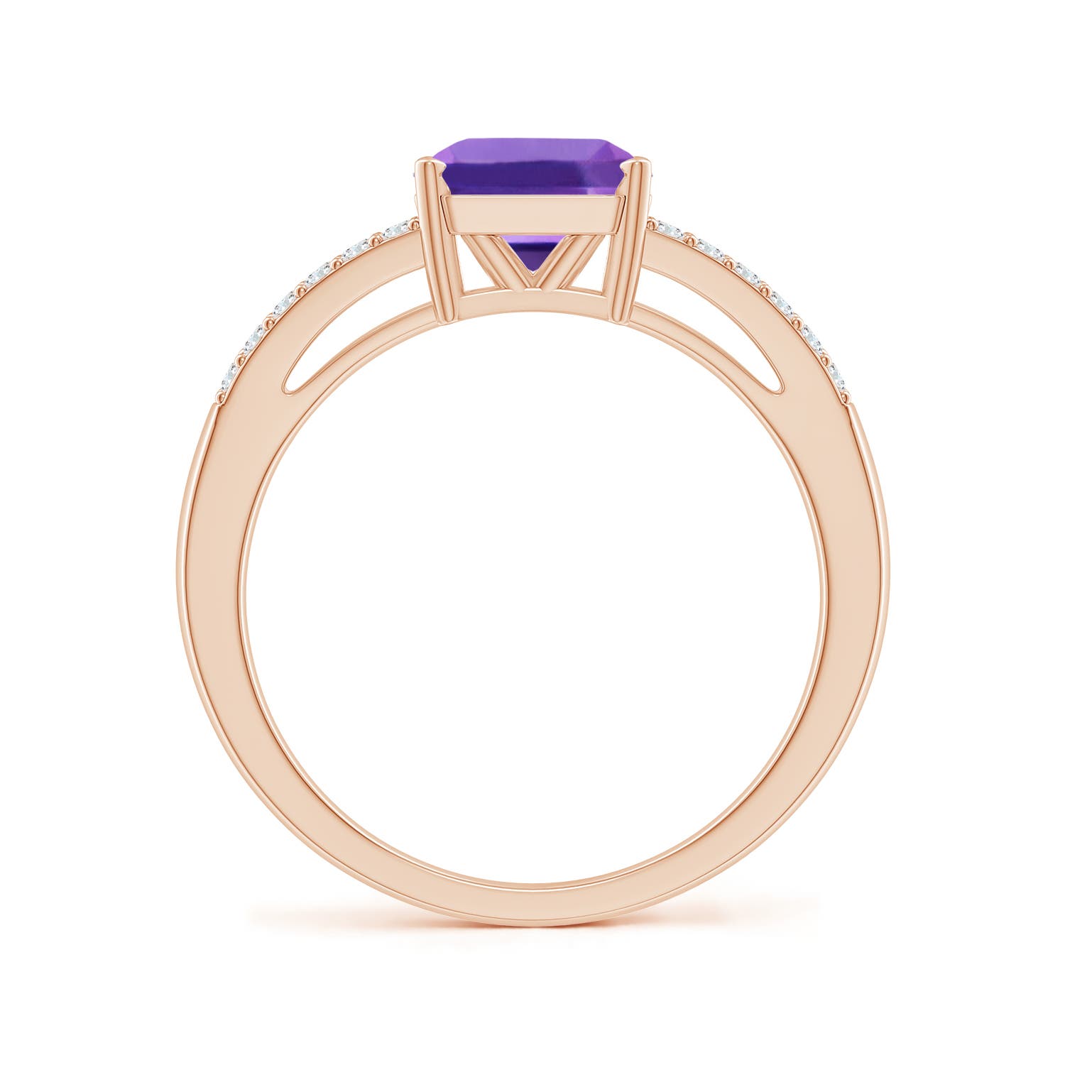 AAA - Amethyst / 1.54 CT / 14 KT Rose Gold