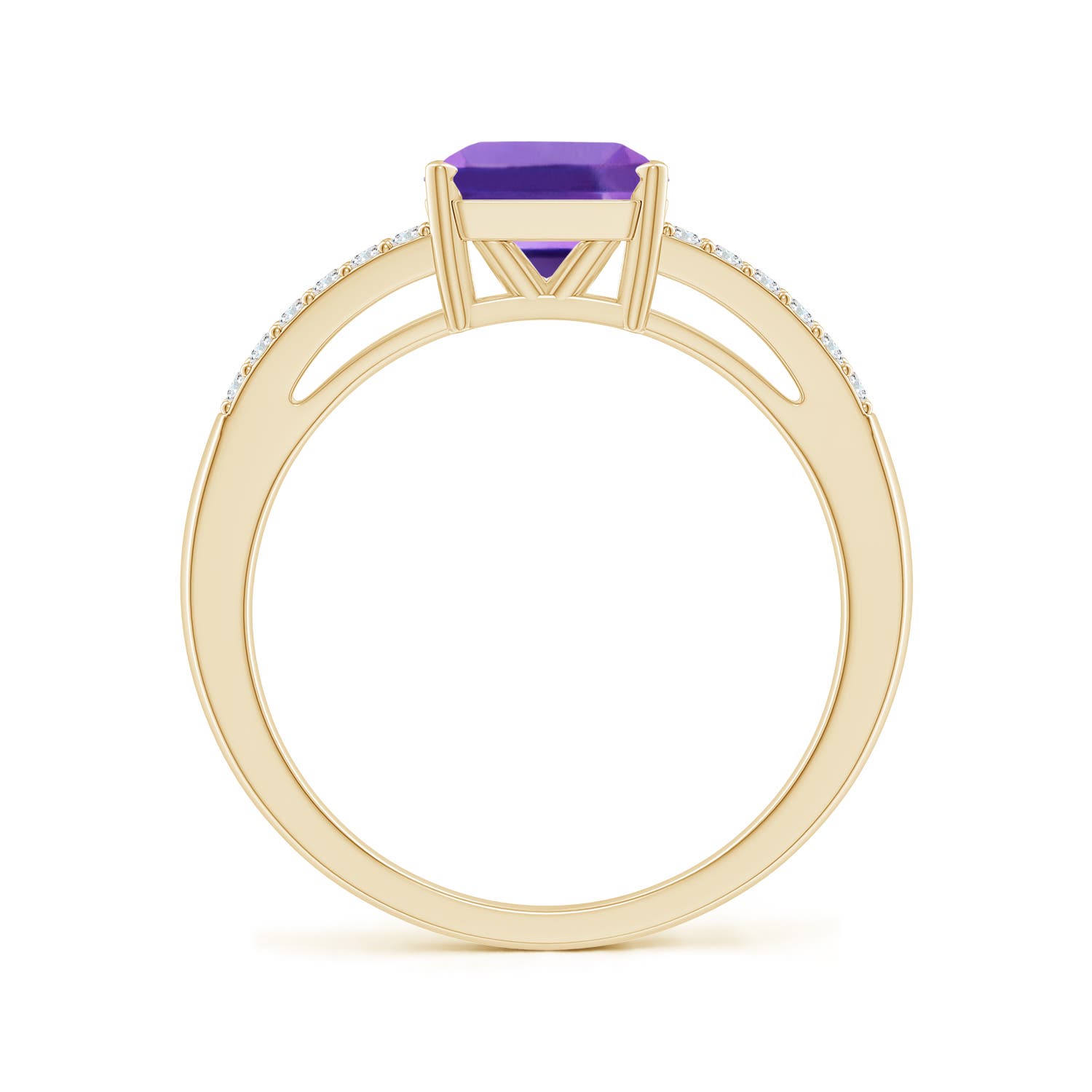 AAA - Amethyst / 1.54 CT / 14 KT Yellow Gold