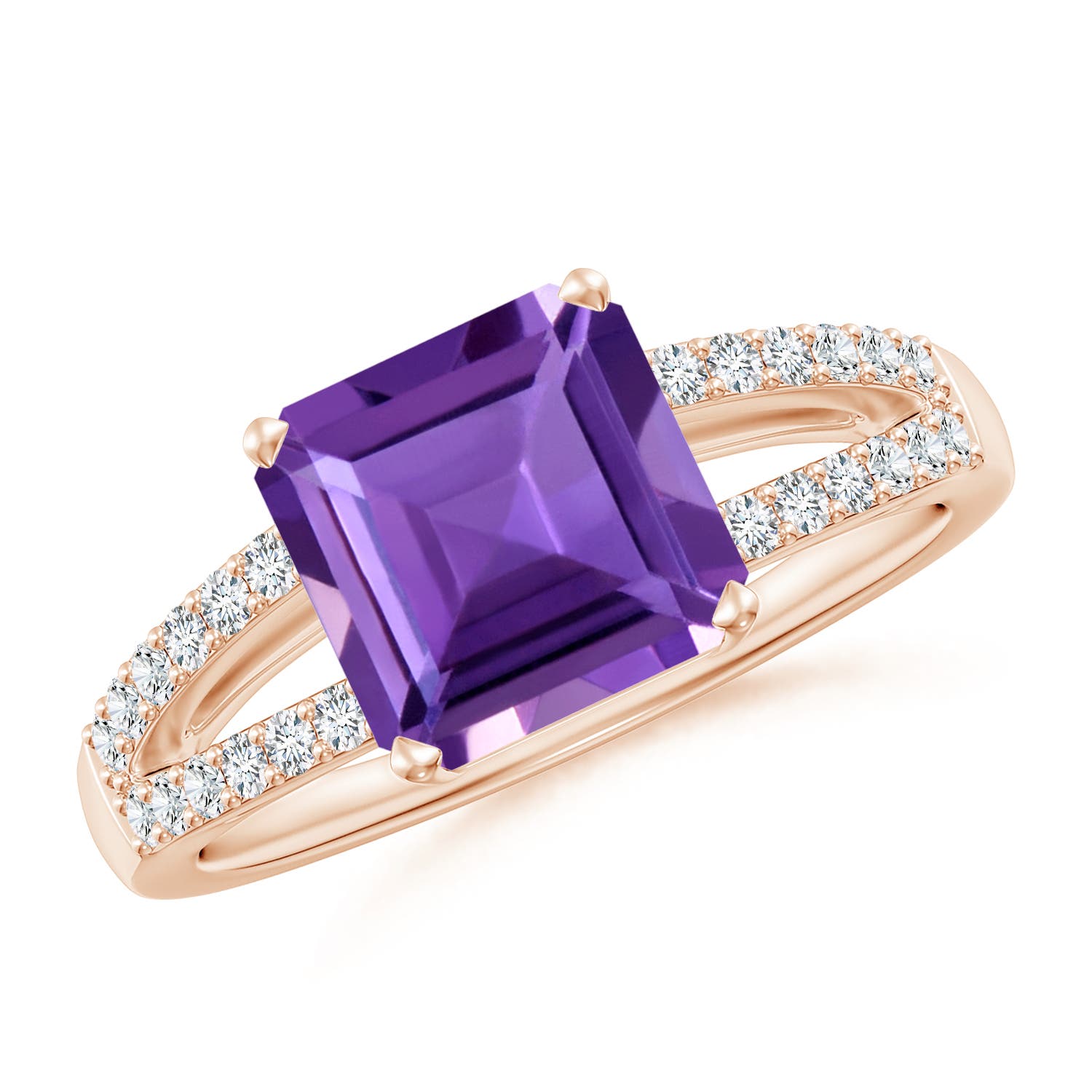 AAA - Amethyst / 2.24 CT / 14 KT Rose Gold