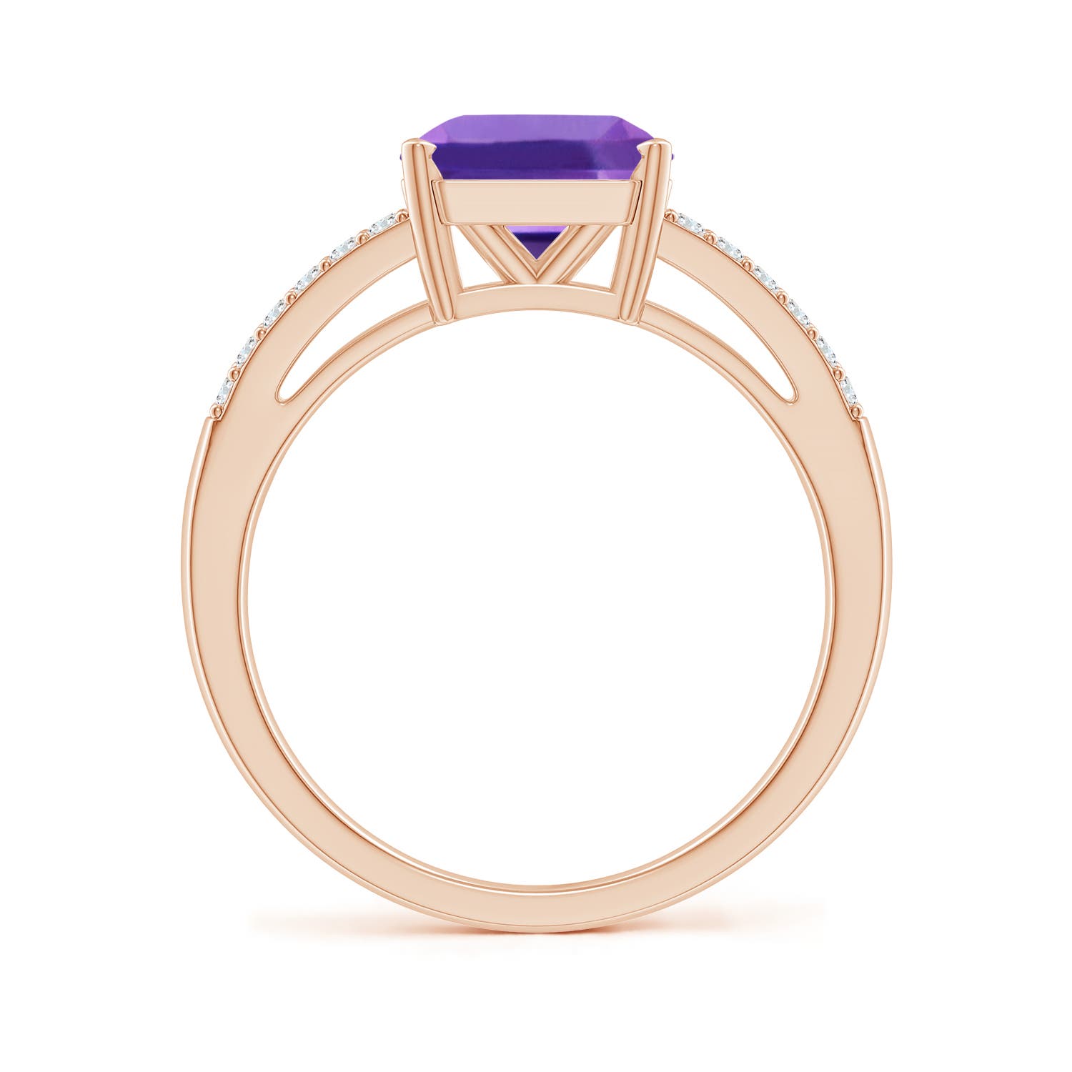 AAA - Amethyst / 2.24 CT / 14 KT Rose Gold