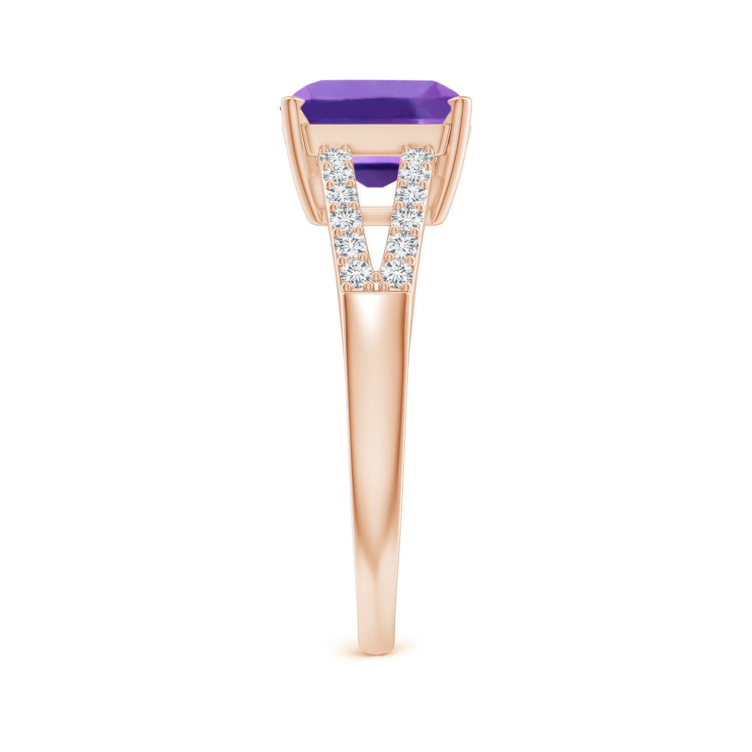 AAA - Amethyst / 2.24 CT / 14 KT Rose Gold