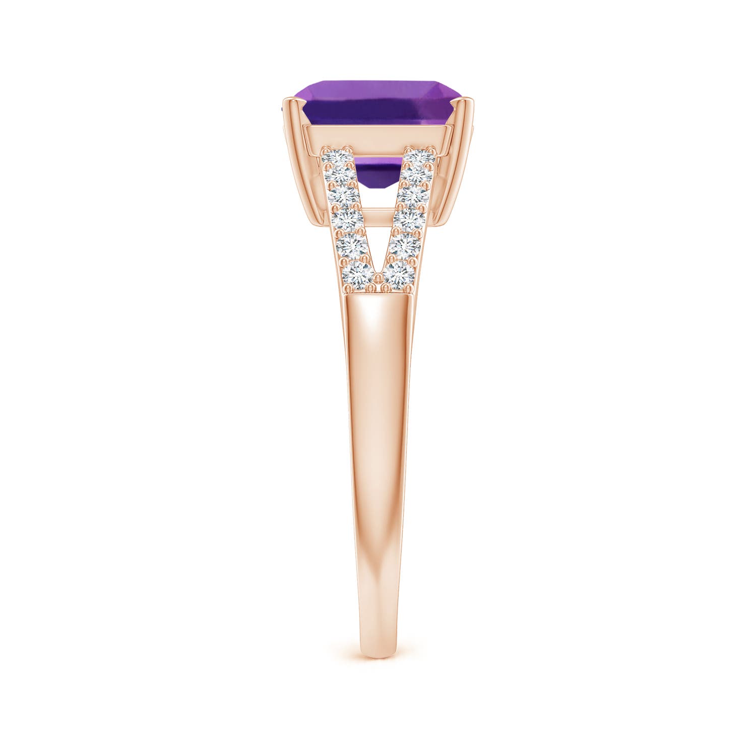 AAAA - Amethyst / 2.24 CT / 14 KT Rose Gold